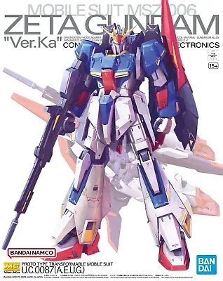 Buy Bandai MG 1/100 Zeta Gundam Ver.KA [4573102640154] • 55.31£