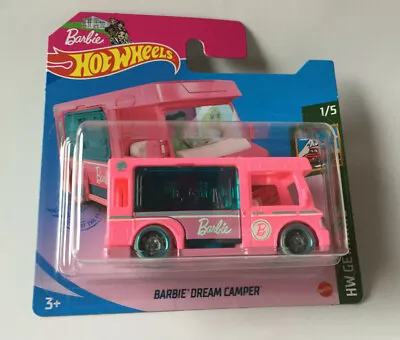 Buy Hot Wheels - Barbie Dream Camper - Pink - New 2021 HW Gateways 1/5 Short Card • 6.60£