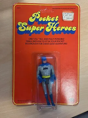 Buy Vintage Batman Mego Pocket Heroes Carded MOC 1979 - Unpunched • 175£