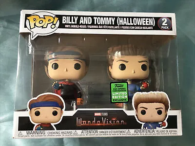 Buy Funko Pop Billy And Tommy Halloween - Marvel Wanda Vision - Exclusive - Boxed . • 39.99£