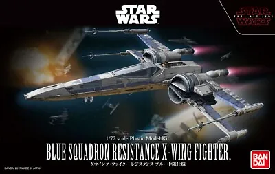 Buy BANDAI SW The Last Jedi Blue Squadron Resistance X-Wing Fighter 1/72 Model Kit • 61.79£