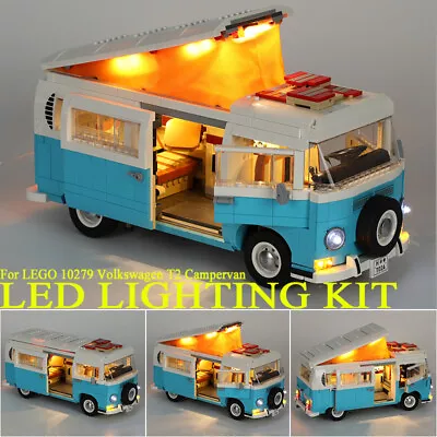 Buy LED Light Kit For LEGOs Volkswagen T2 Camper Van Creator 10279 Set • 23.99£