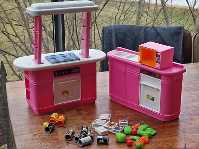 Buy Barbie Kitchen Playset Vintage Kitchen Play Set 90s • 25.68£