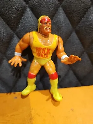 Buy WWF Hulk Hogan Gorilla Press Slam Wrestling Figure Hasbro Series 1 WWE WCW • 29.99£
