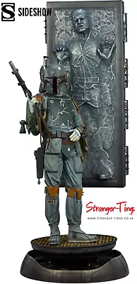 Buy SideShow Boba Fett And Han Solo In Carbonite Premium Format Figure SS400373 • 1,195.95£