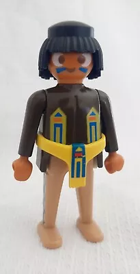Buy Playmobil Western Red Indian Warrior Brave. Funny Face Blh • 1.50£