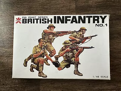 Buy 1/48 Bandai British Infantry Kit - NIB But They Are 50+ Years Old - See Pic • 11.58£