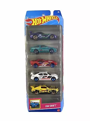 Buy HOT WHEELS  HW Drift  5 Pack Set Toy Cars.(((155)) • 12.99£