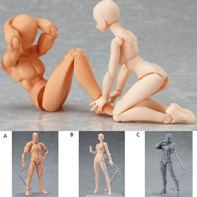 Buy NEW Male PVC Action Figma Archetype Figure Body Toy For Cartoon Drawing UK • 9.58£