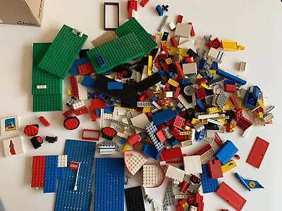 Buy Box Of Vintage Lego , Some Space, Plane , Boat And House Lego Parts. 1.88kg Box • 3£