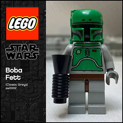 Buy GENUINE LEGO Star Wars Minifigure Classic Boba Fett Sw0002 4476 7144 3341 • 22.49£