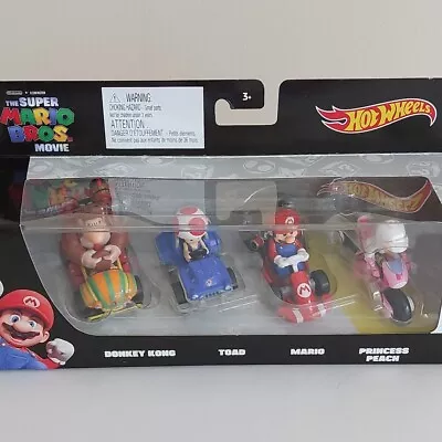 Buy HOT WHEELS Mario Kart - The Super Mario Bros. Movie 4 Pack (NEW & BOXED) • 39.95£