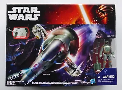 Buy Star Wars New The Force Awakens Tesb Rare Slave 1 Ship + Boba Fett Figure Misb • 59.99£