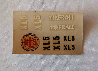 Buy Gerry Anderson Fireball Xl5 Rare Vintage Kit Transfers Decals Unused • 80£