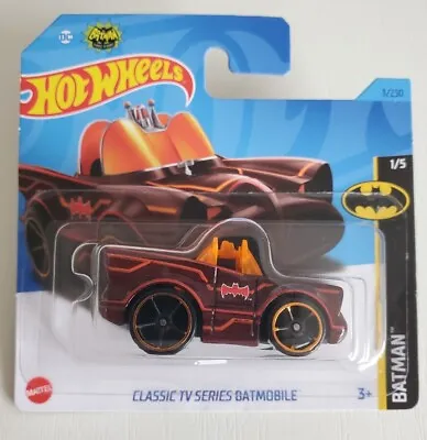Buy Hot Wheels Classic TV Series Batmobile Batman HKG97-M521 Diecast Toy Model 1:64 • 8.99£