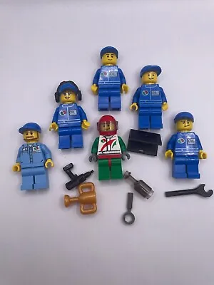 Buy Lego City 6 Octan Racing Minifigures Bundle Race Crew Accessories • 9.99£