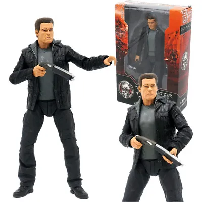 Buy NECA Terminator Arnold Schwarzenegger T800 Guardian Older 7'' Action Figure Toy • 22.99£