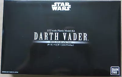 Buy Bandai Darth Vader Star Wars 1/12 Scale Plastic Model Kit Sith Lord Hologram • 44£