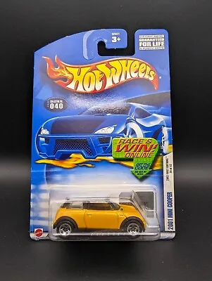 Buy Hot Wheels 2002 First Editions #040 2001 Mini Cooper Yellow Vintage Release L33 • 9.95£