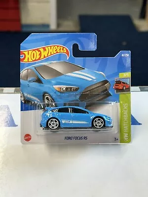 Buy Hot Wheels HW Hatchbacks 3/5 Ford Focus RS Blue Short Card • 4.99£