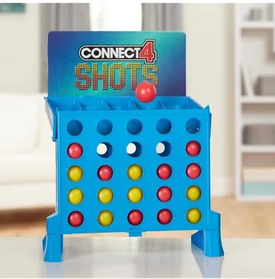 Buy Connect 4 Shots In Row Game Hasbro Fast Paced Bounce Balls With Storage Case NEW • 32.99£