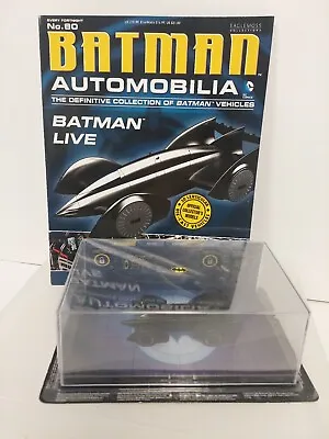 Buy Eaglemoss Automobilia Batman Live Batmobile Issue 80 & Magazine Carded • 7.99£