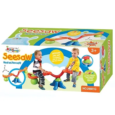 Buy Kids Seesaw Children Toddlers Bouncing See-Saw Rotating Garden Outdoor Game Play • 59.95£