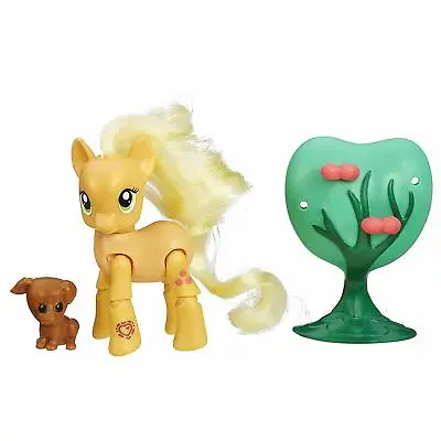 Buy My Little Pony Friendship Is Magic Applejack Apple Bucking Poseable Pony Toy • 11.99£