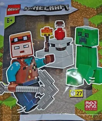 Buy LEGO Minecraft Miner And Creeper Foil Pack Set 662204 (Bagged) • 6.95£