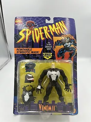 Buy Spider-Man VENOM II Removable Mask ToyBiz 1995 • 55£