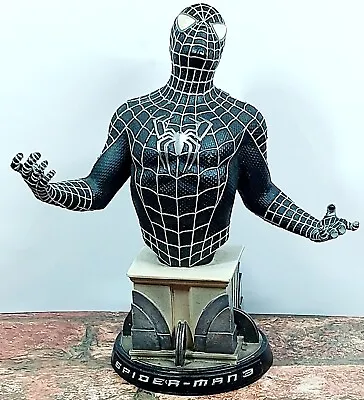 Buy *RARE* Black-suited Spider-Man 3 Mini Bust Sideshow Collectibles LIMITED EDITION • 69.95£