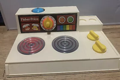 Buy  Vintage Collectable Fisher Price 1978 Table Top Kitchen Hob Cooker Oven  • 22£