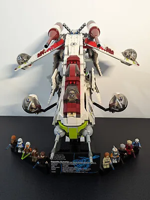 Buy Lego Star Wars MOC 7676 Republic Gunship Stand & Rare Minifigure Collection UCS • 1,499.99£
