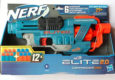 Buy Nerf Elite 2.0 Commander RD-6 Blaster Toy Dart Gun • 12£