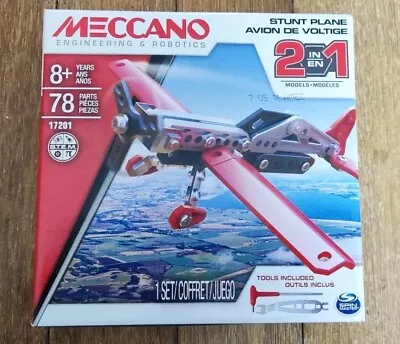 Buy Meccano Stunt Plane Model Set - Kids Construction • 2.50£