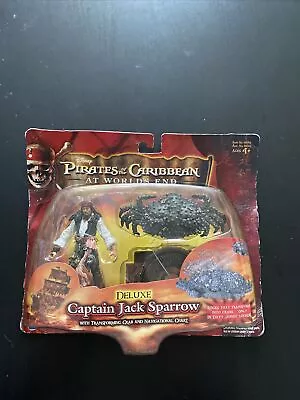 Buy Pirates Of The Caribbean Action Figure Jack Sparrow With Transforming Crab 2007 • 20£