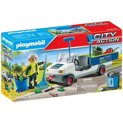 Buy Playmobil City Action Street Cleaner With E-Vehicle Playset • 20.10£