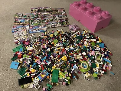 Buy Bundle Of Pink Lego Friends With Storage Brick • 60£