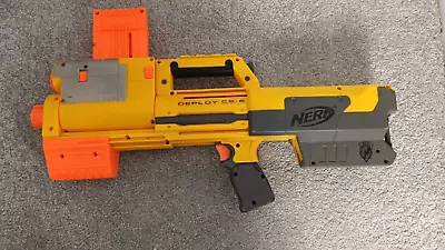Buy Nerf N Strike Deploy CS-6 Pump Action Blaster Gun + Magazine • 8.99£