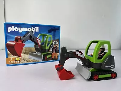 Buy Playmobil Construction 3279 Mini Digger/ Excavator & Builder • 15£