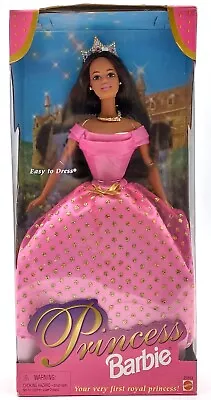 Buy 1998 Royal Princess Barbie Doll (Brunette) / Easy To Dress / Mattel 22893, NrfB • 51.29£