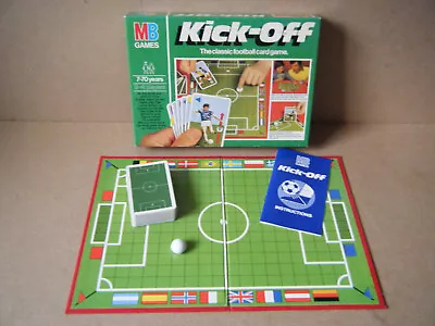 Buy Vintage  KICK OFF  The Classic Football Card Game. By MB Games 1981. Complete. • 12.99£
