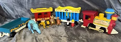 Buy Vintage Fisher Price Circus Train  With Animals & Figures • 20£
