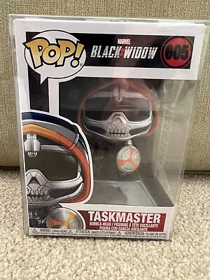 Buy Funko Pop! Movies: Black Widow - Taskmaster With Shield 605 In Protector • 5.99£