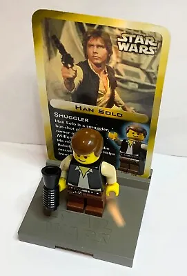 Buy Lego Star Wars Minifigures - Han Solo RARE 3341, 10123 Unique Collectible Stand • 54.99£