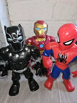 Buy Black Panther Spiderman Ironman Playskool Hasbro Marvel Superhero Adventures 10  • 14.99£