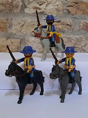 Buy Playmobil Union Soldiers Bundle, Cavalry, Western Playset, Rare Selection, ACW • 25.90£