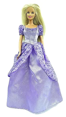 Buy Barbie Doll Mattel 1998/99 Indonesia Blonde With Lilac Princess Dress Jointed  • 6.99£