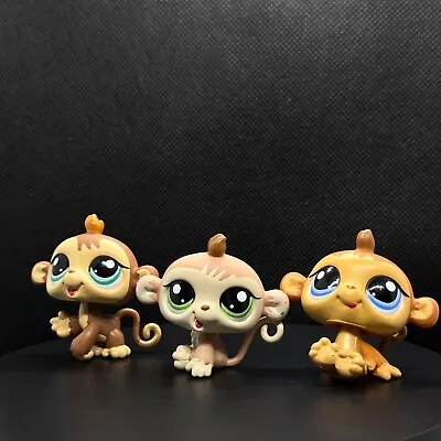 Buy Hasbro Littlest Pet Shop Petriplets Monkey Triplets #1551 #1552 #1553 LPS • 16.99£