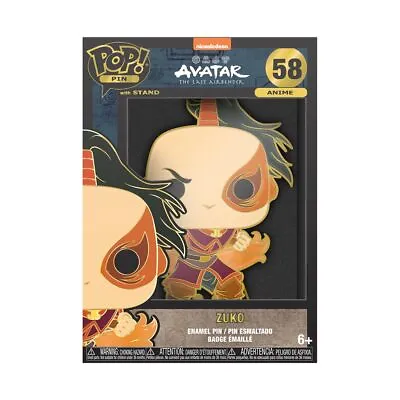Buy Funko Pop! Pin: Avatar: The Last Airbender - Zuko With Chase (Styles May Vary) • 16.99£